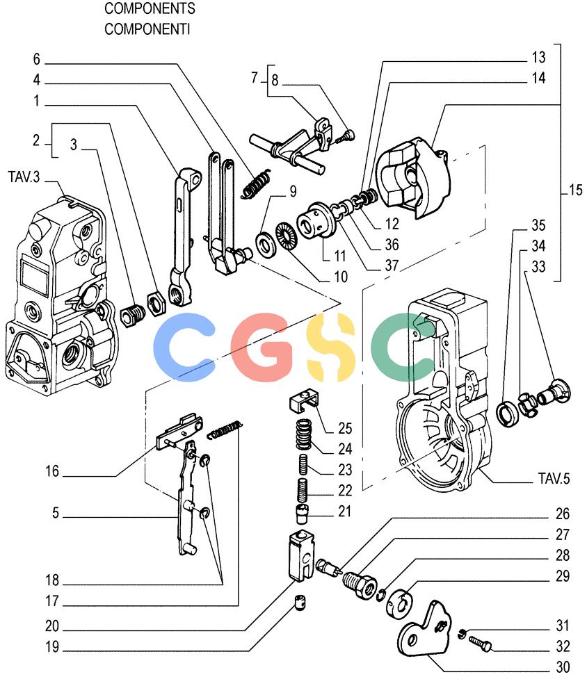 纽荷兰零件查询(FD175) - CRAWLER DOZER (N.A. VERSION)(S/N 061640 & AFTER) (1/93-) (0.140[04]) - INJECTION EQUIPMENT - REGULATOR New Holland Constructuion