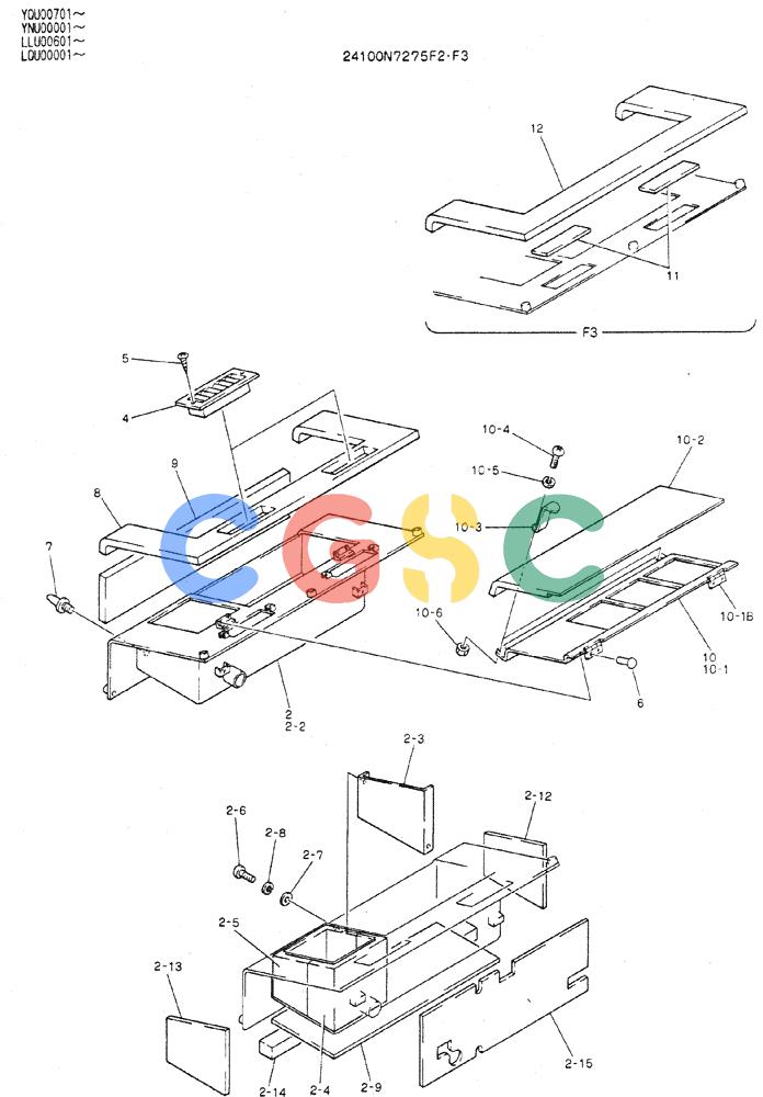 神钢零件查询(MD240C) - EXCAVATOR ASN LLU00601 (1/80-12/06) (05-011) - BOX ASSY Kobelco