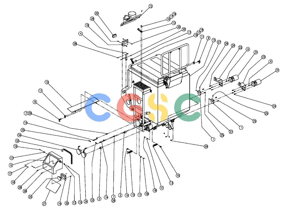 凯斯零件查询(438) - FLEX-AIR APPLICATOR - 2003 (3/03-10/03) (02-013) - PARTS GROUP, TRIPLE BIN, LH, 50 CU FT Case Agriculture
