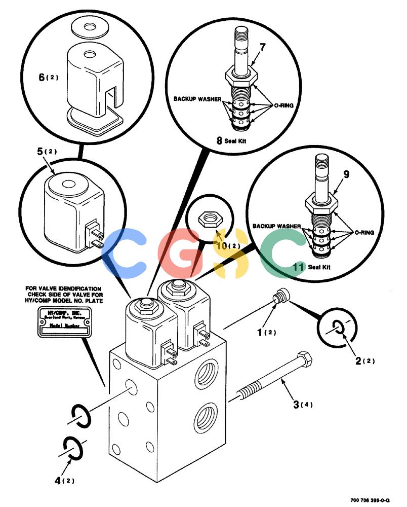 凯斯零件查询(8575) - CASE IH MID-SIZE RECTANGULAR BALER (NORTH AMERICA) (1/95-12/00) (08-014) - HYDRAULIC CONTROL VALVE ASSEMBLY, 700706395 HYDRAULIC CONTROL VALVE COMPLETE Case Agriculture