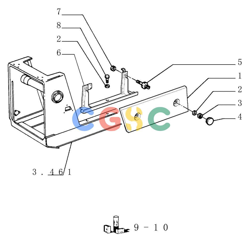 纽荷兰零件查询(FD145) - CRAWLER DOZER (N.A. VERSION) (10/98-) (5.601[04]) - HOODS New Holland Constructuion