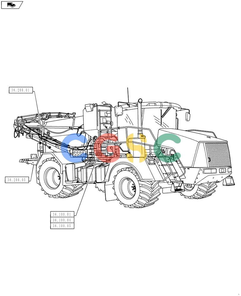 凯斯零件查询(810) - FLEX-AIR APPLICATOR - 2012 (2/12-) (36.000.00) - SECTION INDEX - PNEUMATIC SYSTEM Case Agriculture