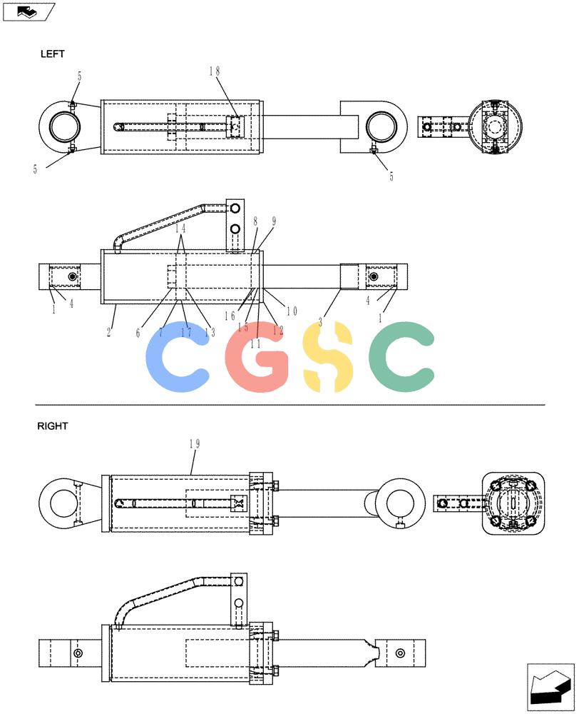 神钢零件查询(ED150-2) - BLADE RUNNER EXCAVATOR/DOZER ASN LH01-01001 (1/09-12/12) (02-023[00]) - LIFT CYLINDER (PTPA) Kobelco