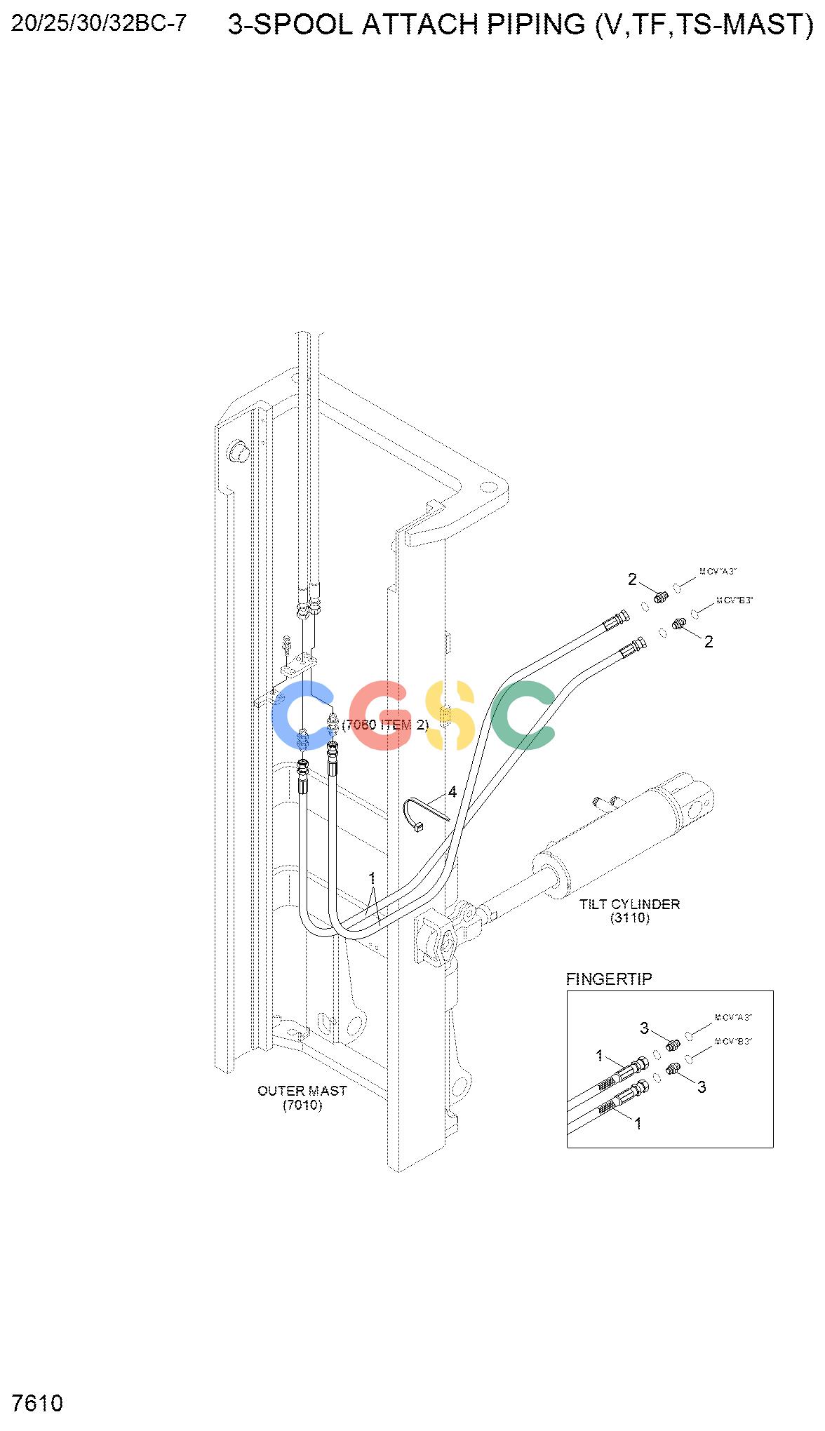 现代零件查询25/30LC-7S TILT PIN MOUNTINGEPC Hyundai 