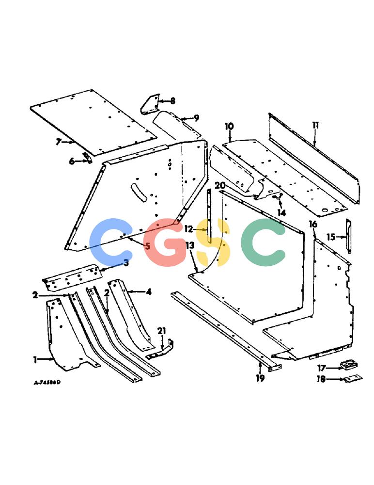 凯斯零件查询(440) - INTERNATIONAL HARVESTER CUSTOM RECTANGULAR BALER (1/70-12/78) (F-09) - CROSS CONVEYOR AND FEED OPENING Case Agriculture