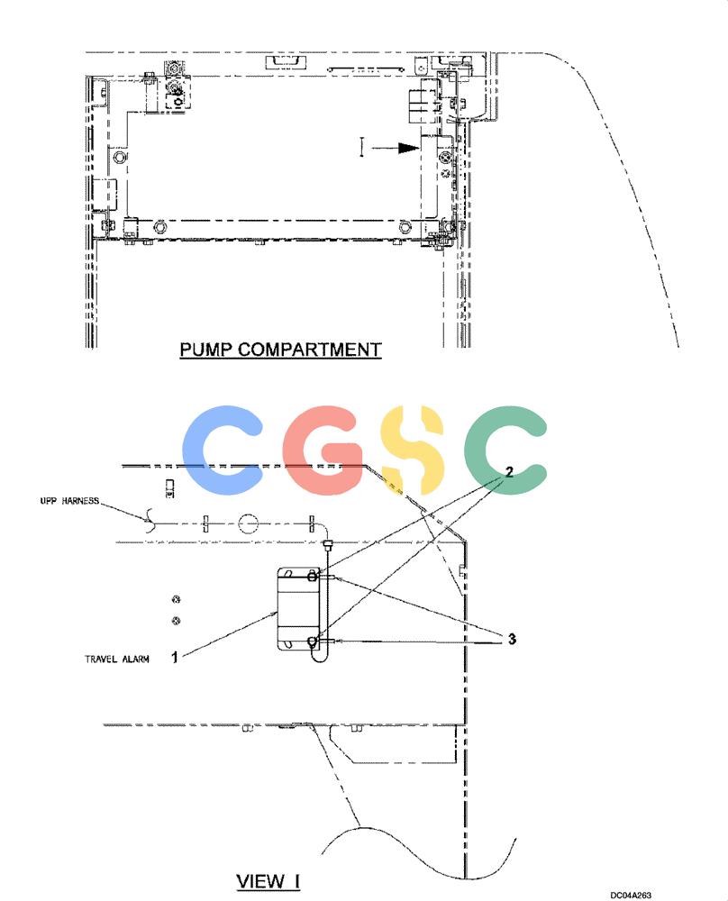 纽荷兰零件查询(E160) - CRAWLER EXCAVATOR (N.A.) (1/06-) (04 -22[00]) - ALARM ASSY New Holland Constructuion