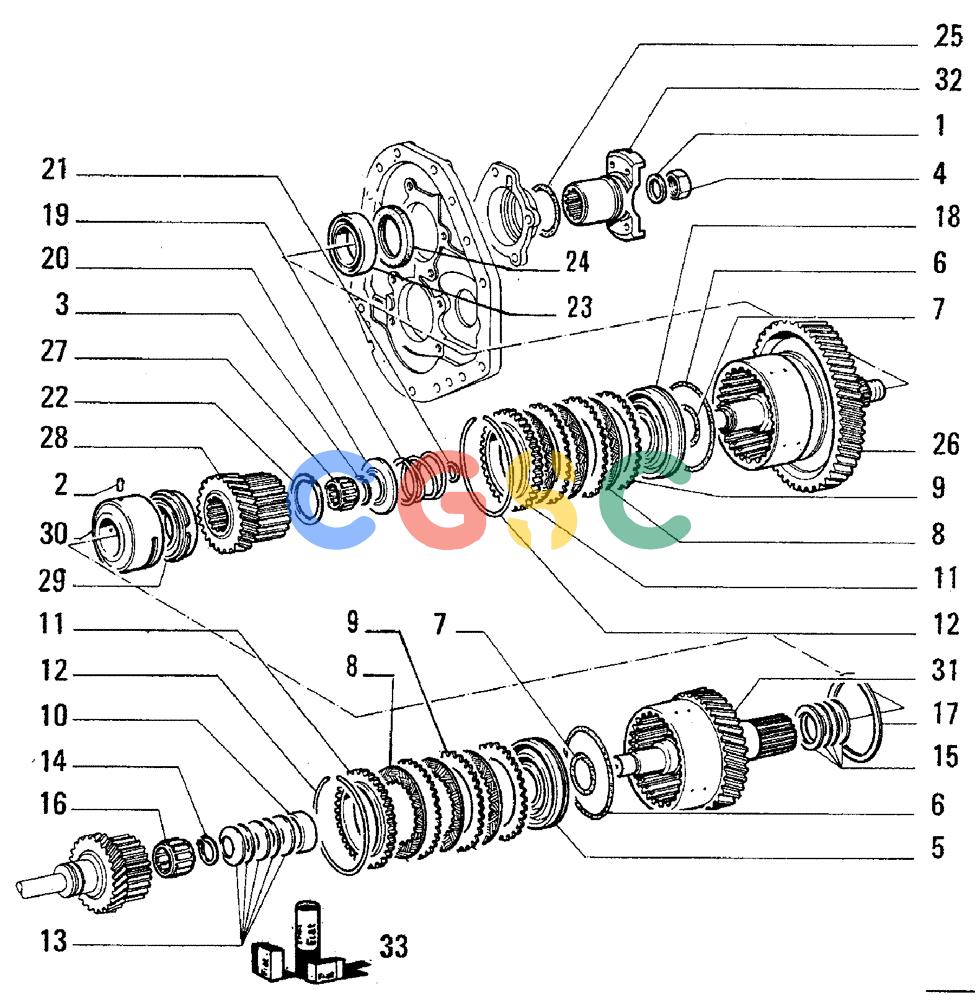纽荷兰零件查询(FL5B) - CRAWLER LOADER (B2.01/1[009]) - TRANSMISSION New Holland Constructuion