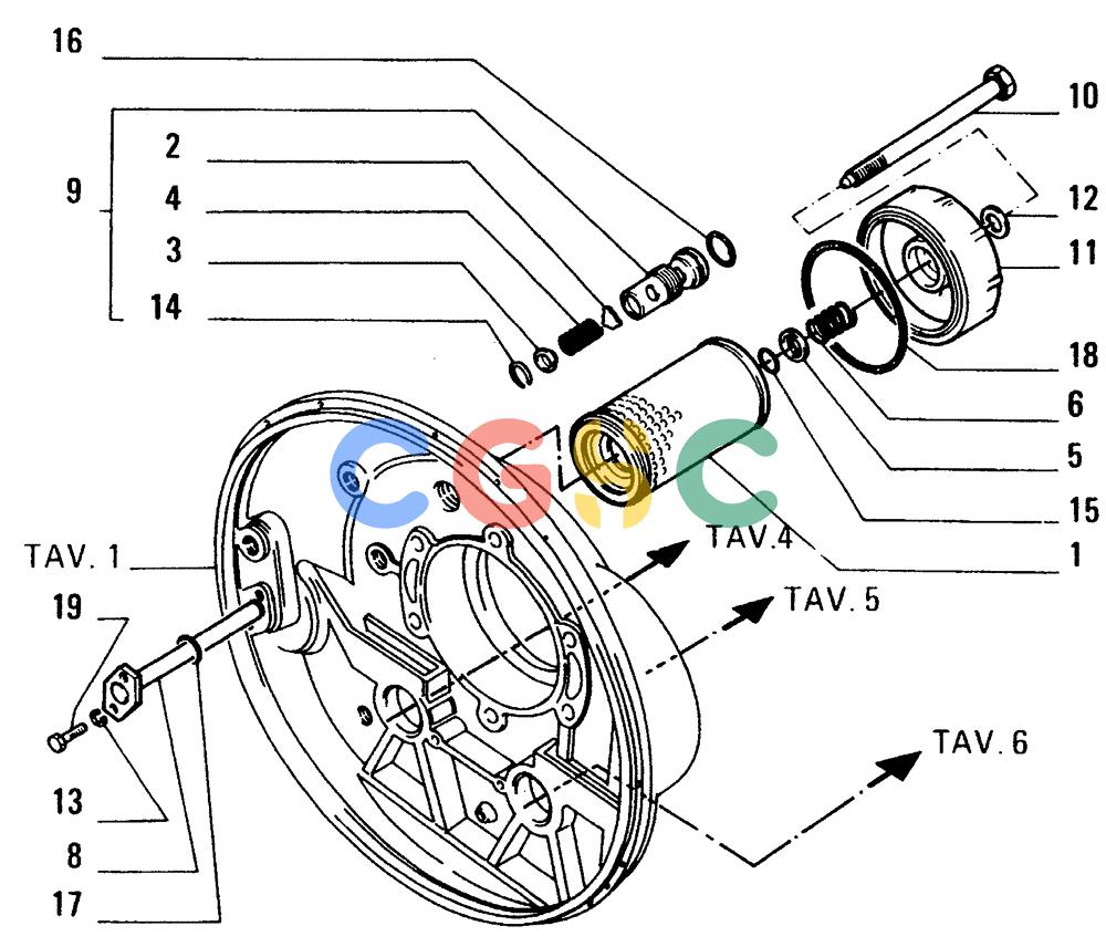 纽荷兰零件查询(FD14E) - CRAWLER DOZER (1.2000[003]) - UNIT TORQUE CONVERTER New Holland Constructuion