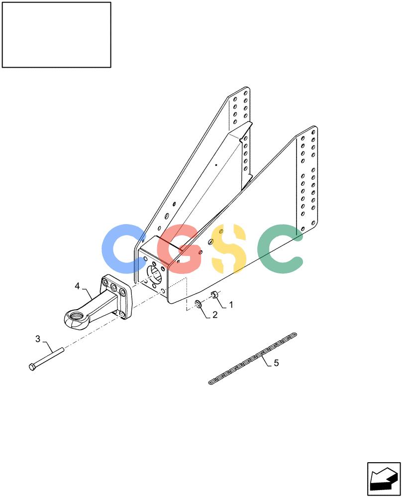 凯斯零件查询(LB433S) - BIG RECTANGULAR BALER (9/08-12/12) (18.84197176[01]) - DIA : K80 SPOON-TYPE HITCH KIT Case Agriculture