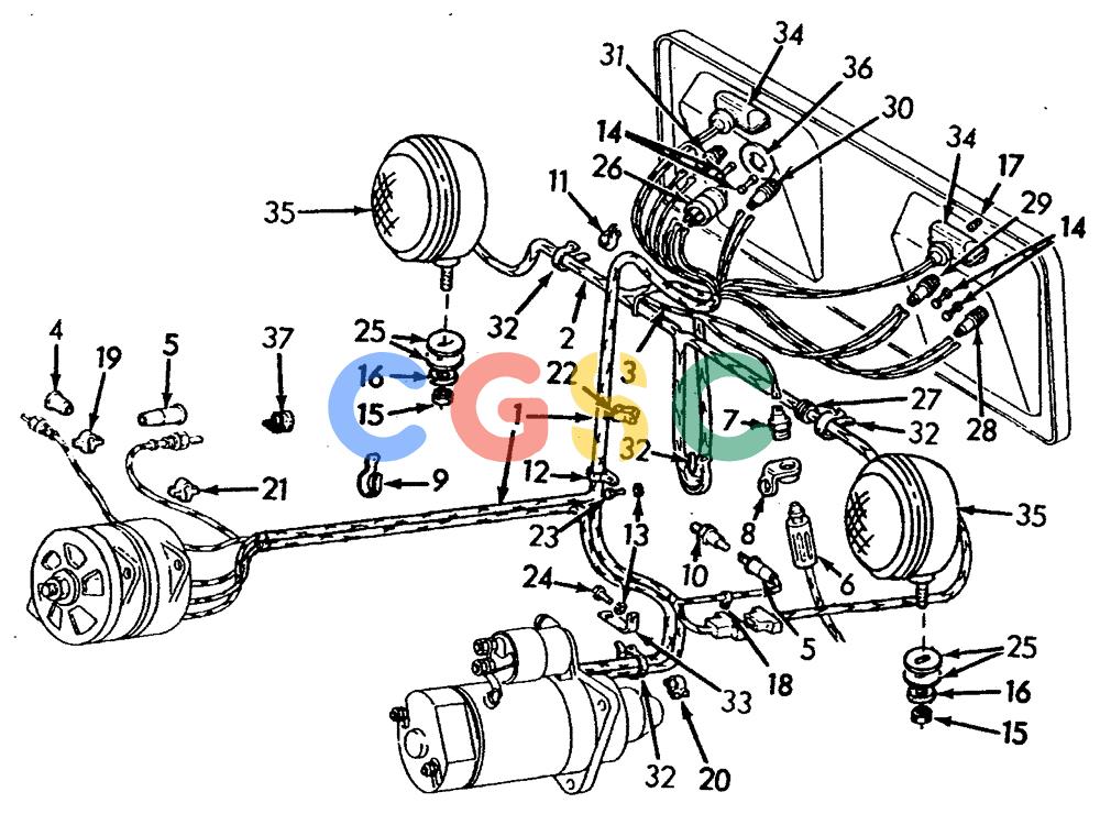 纽荷兰零件查询(FD20) - CRAWLER DOZER (F3.03/3[001]) - LIGHTS & WIRING New Holland Constructuion