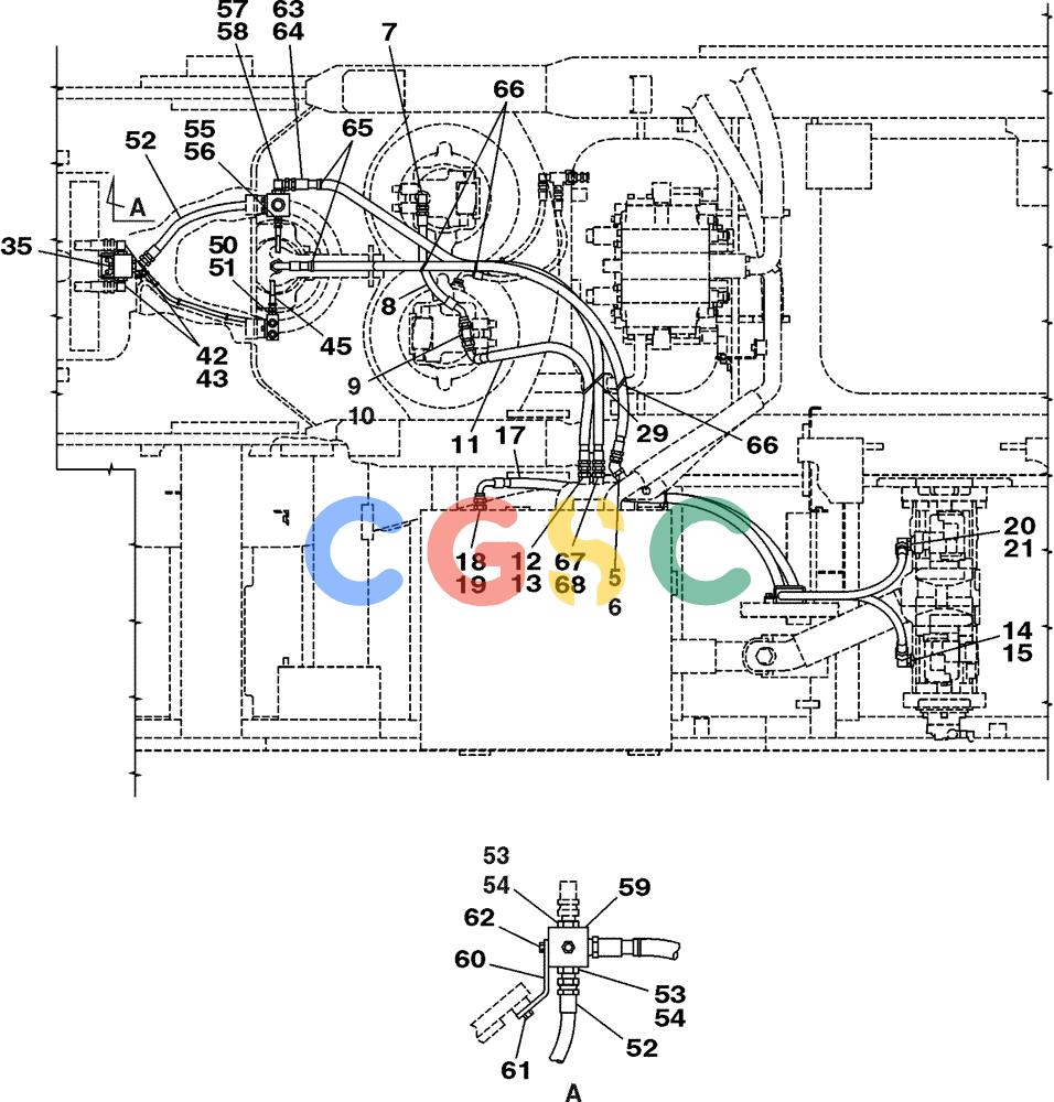 纽荷兰零件查询(E805) - CRAWLER EXCAVATOR (1/05-) (08-019-01[01]) - HYDRAULICS DRAIN LINE - WITH LOAD HOLD New Holland Constructuion