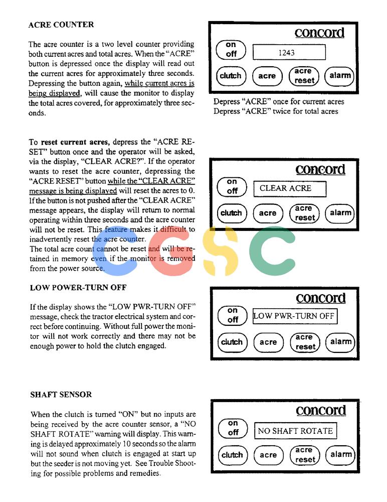 凯斯零件查询(2400) - CONCORD AIR SYSTEM (1/96-12/99) (C26) - MODEL 100 MONITOR SYSTEM, CONTINUED Case Agriculture