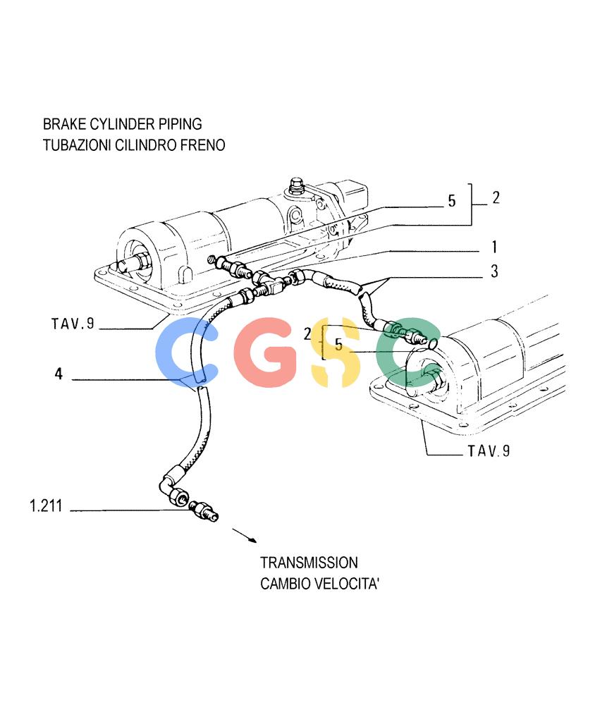 纽荷兰零件查询(FD175) - CRAWLER DOZER (N.A. VERSION)(S/N 061640 & AFTER) (1/93-) (1.277[11]) - BRAKES New Holland Constructuion