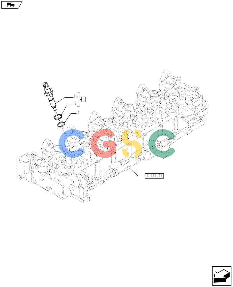 神钢零件查询(F4GE9684C J602) - ENGINE 5801385852 - 84369829 (1/13-) (10.218.02) - INJECTION EQUIPMENT - INJECTOR Kobelco