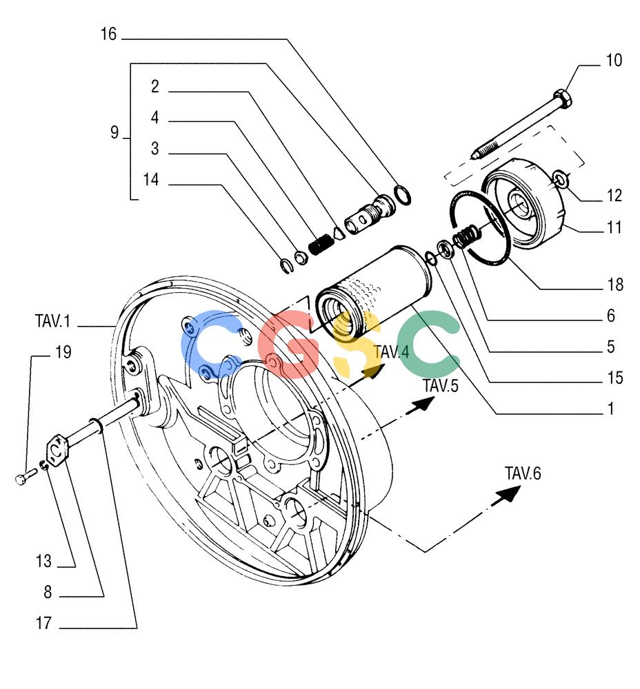 纽荷兰零件查询(FD175) - CRAWLER DOZER (N.A. VERSION)(S/N 061640 & AFTER) (1/93-) (1.200[03]) - UNIT TORQUE CONVERTER New Holland Constructuion