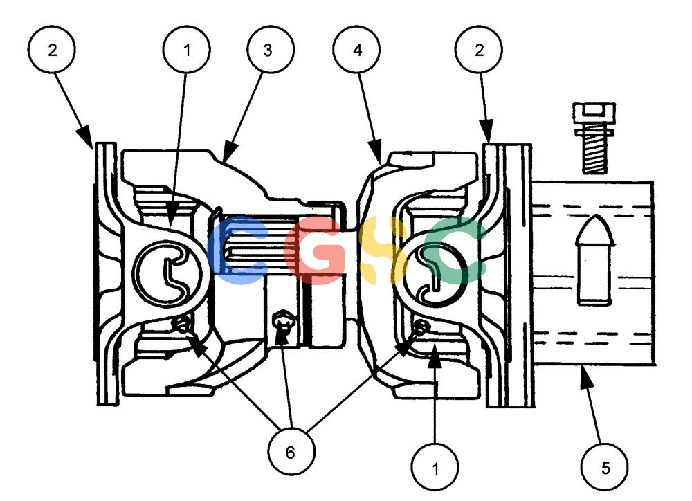 凯斯零件查询(437) - FLEX-AIR APPLICATOR (5/98-2/99) (08-003) - DRIVELINE, 1350, SC, 14T, PF Case Agriculture