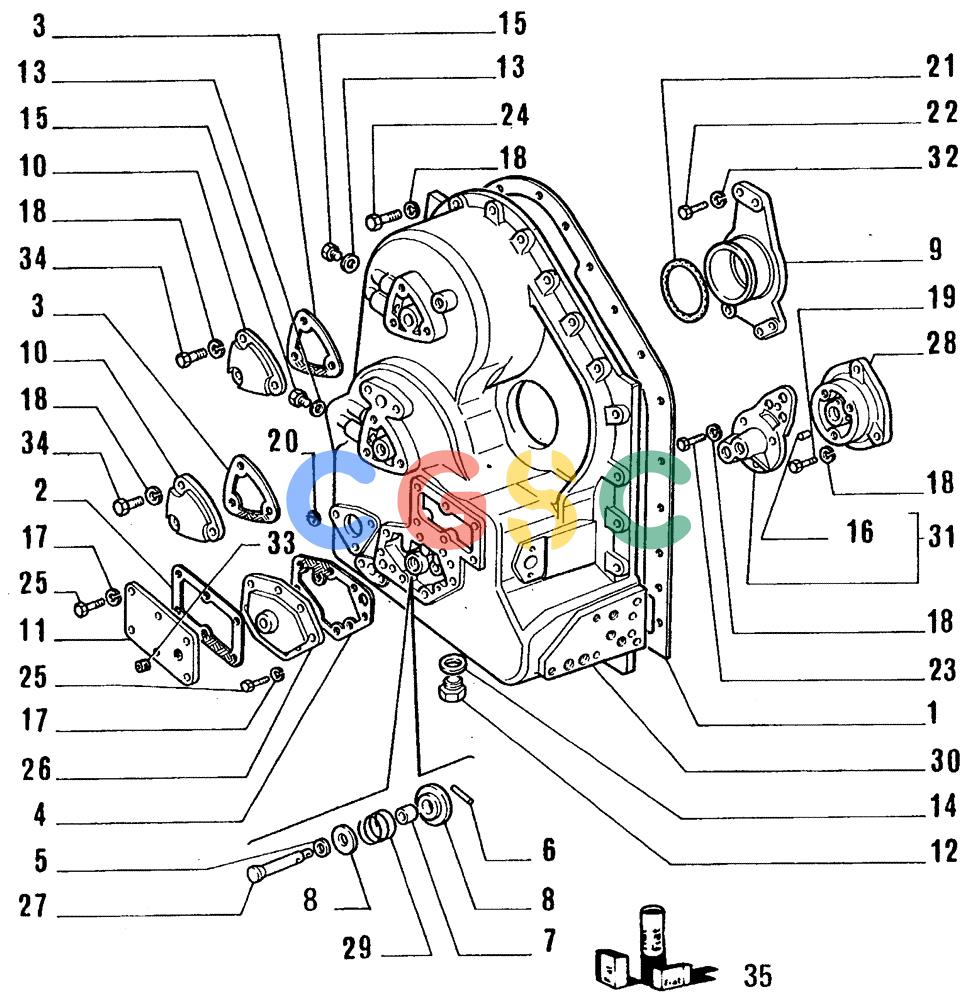 纽荷兰零件查询(FL14E) - CRAWLER LOADER (B2.01[002]) - TRANSMISSION (Feb 12 2008 1:44PM) New Holland Constructuion