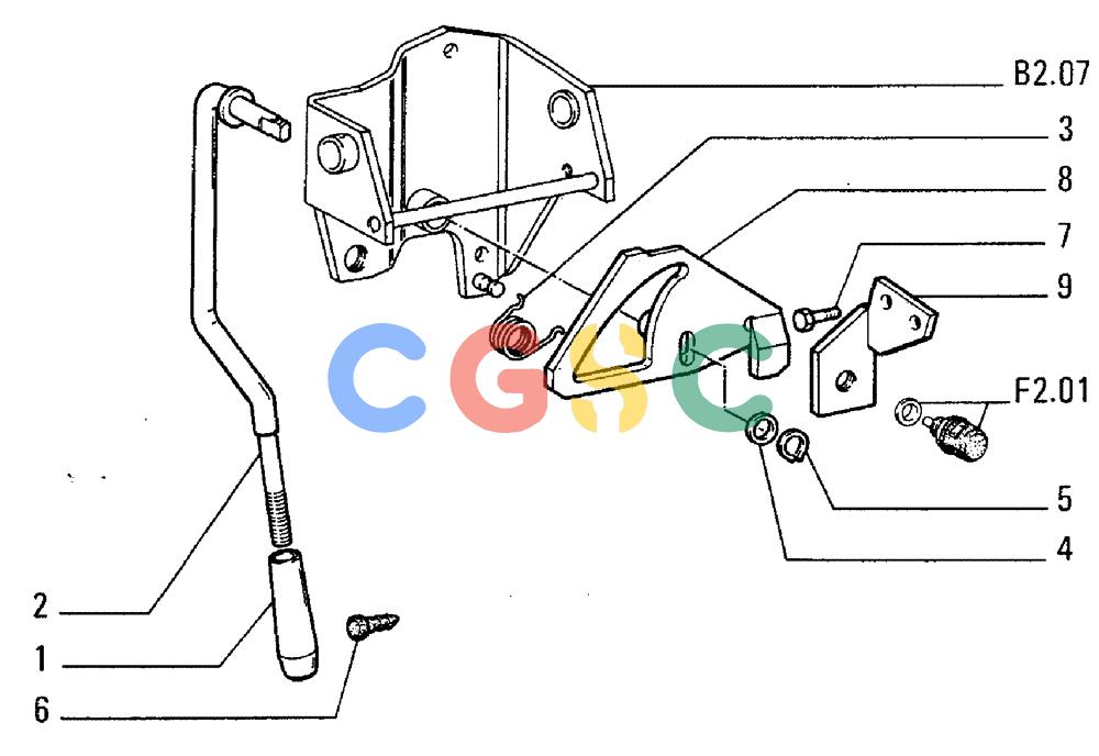 纽荷兰零件查询(FL5B) - CRAWLER LOADER (B2.38[001]) - TRANSMISSION LOCK-UP DEVICE New Holland Constructuion
