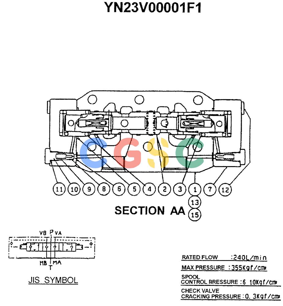 神钢零件查询(ED180) - BLADE RUNNER EXCAVATOR/DOZER ASN YLU0001 (1/99-12/01) (12-018[02]) - BRAKE VALVE ASSEMBLY Kobelco