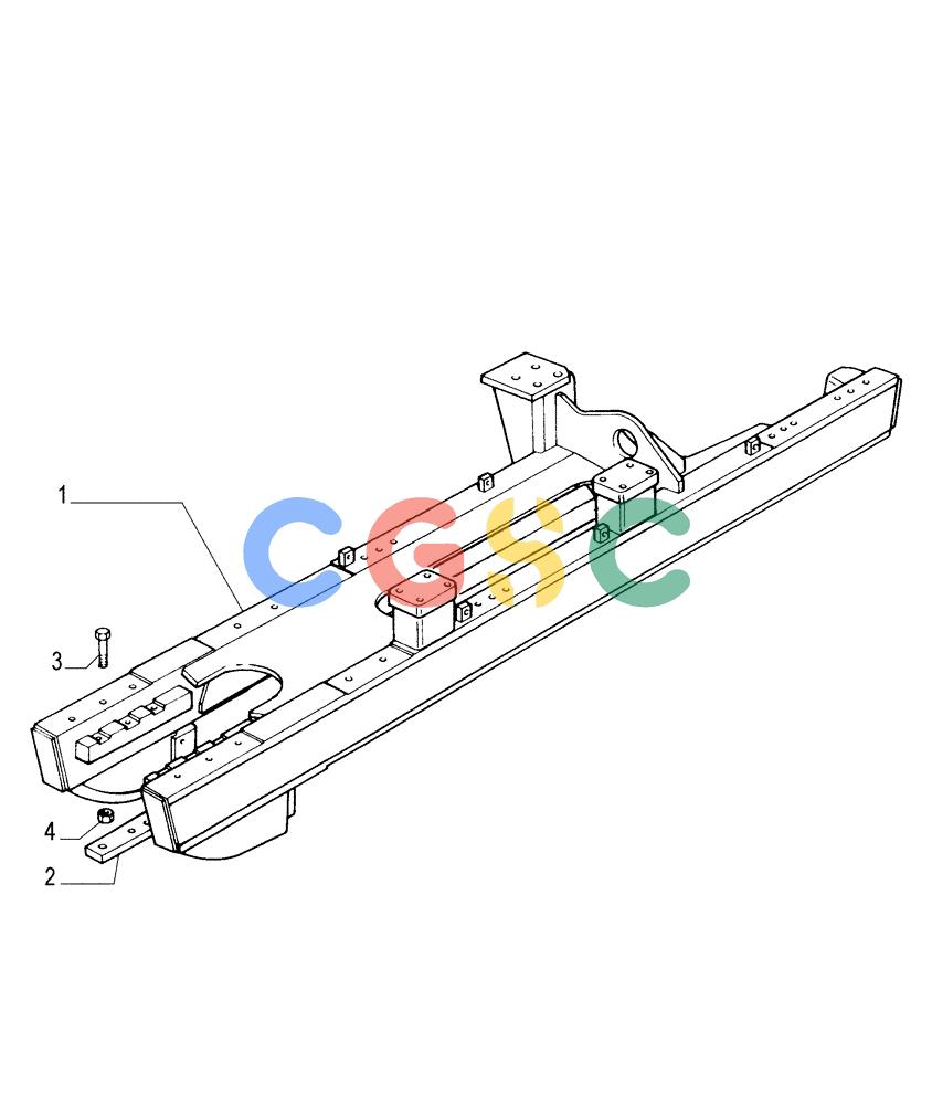 纽荷兰零件查询(FL145) - CRAWLER LOADER (N.A. VERSION) (11/98-) (2.340[01]) - TRACK FRAME New Holland Constructuion