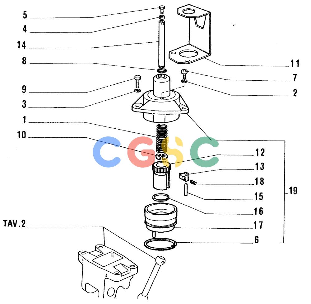 纽荷兰零件查询(FL14E) - CRAWLER LOADER (C1.01[003]) - BRAKE FOOT CONTROL New Holland Constructuion