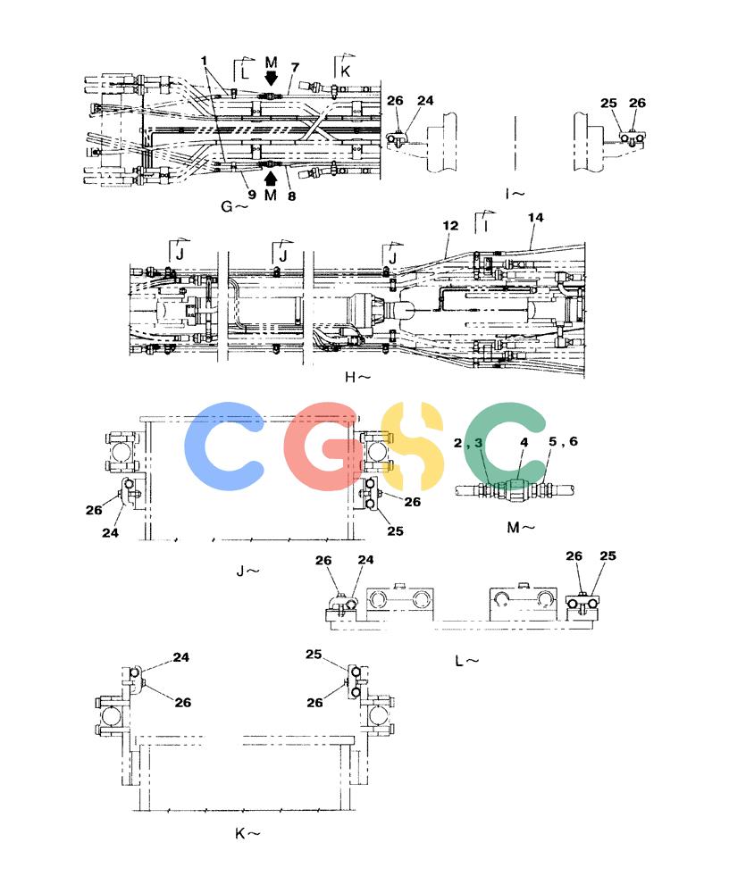 纽荷兰零件查询(E805) - CRAWLER EXCAVATOR (1/05-) (08-143-00[01]) - SECOND OPTION - LINE New Holland Constructuion