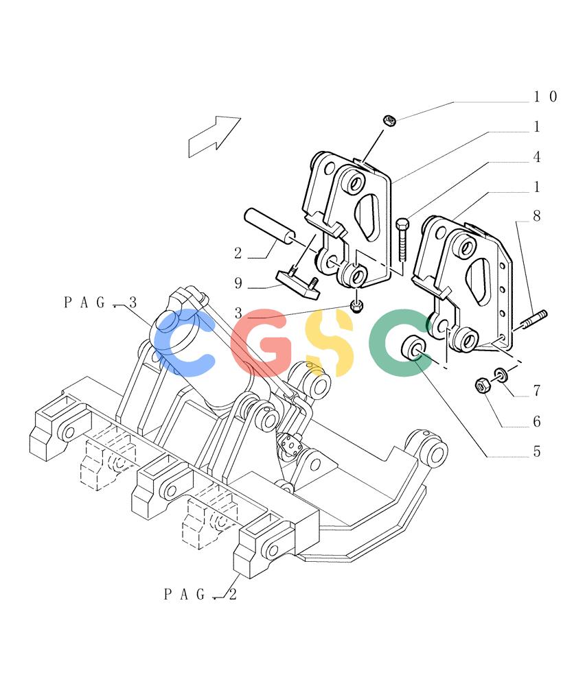 纽荷兰零件查询(DC150.B) - CRAWLER DOZER TIER 2 (3/03-) (9.523[01]) - RIPPER (RP) - 'RECO' - 12F - OPTIONAL CODE 784117041 - VERSION (01-02-04) New Holland Constructuion