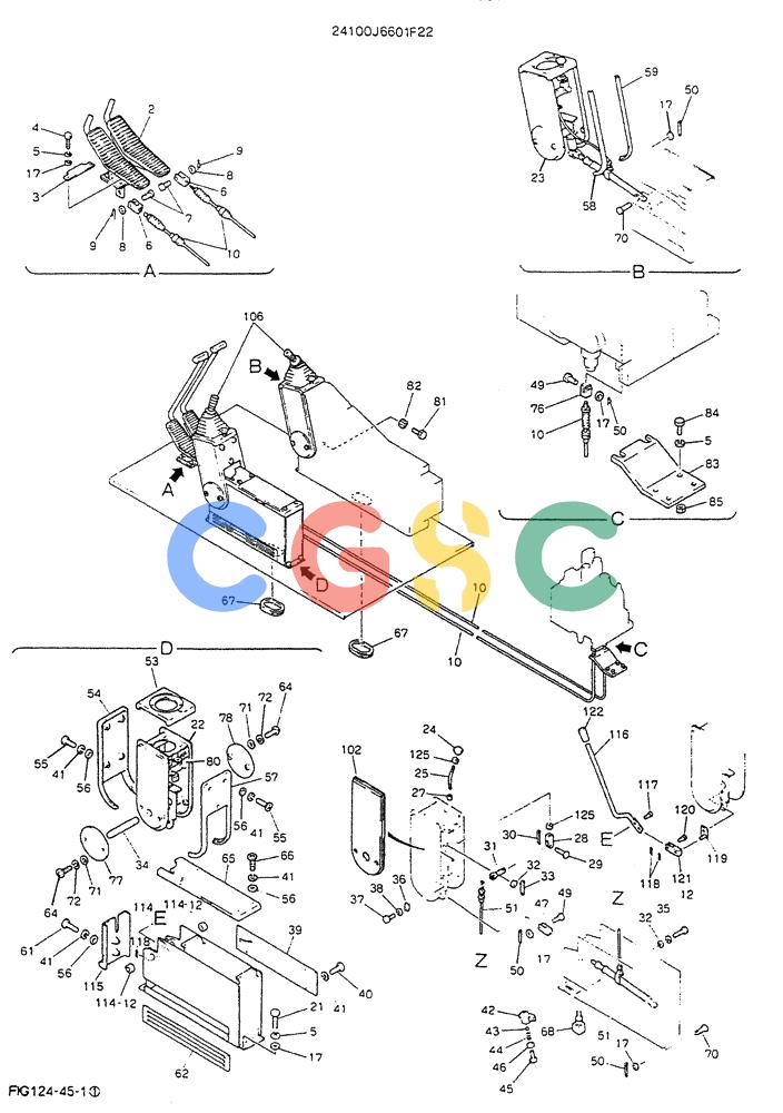 神钢零件查询(K905LC) - MARK II EXCAVATOR BTW YP1001 - YP1281. (4/89-12/03) (03-001) - CONTROL ASSY Kobelco