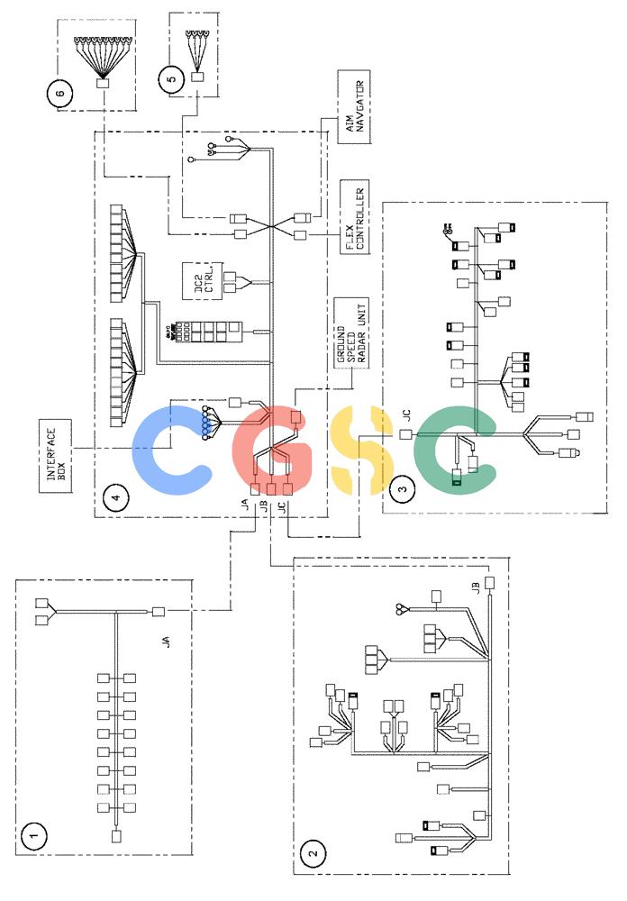凯斯零件查询(438) - FLEX-AIR APPLICATOR - 2003 (3/03-10/03) (14-002) - HARNESS ASSEMBLY Case Agriculture