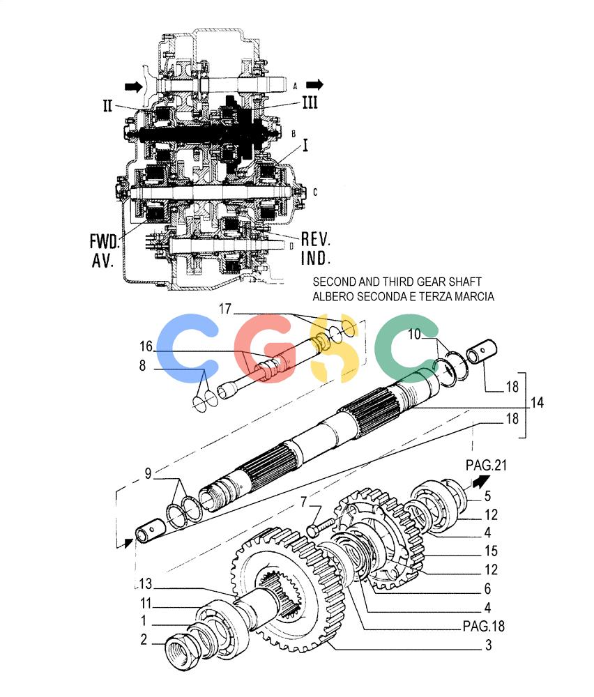 纽荷兰零件查询(FL175) - CRAWLER LOADER (N.A. VERSION) (6/92-) (1.211[20]) - TRANSMISSION - COMPONENTS New Holland Constructuion