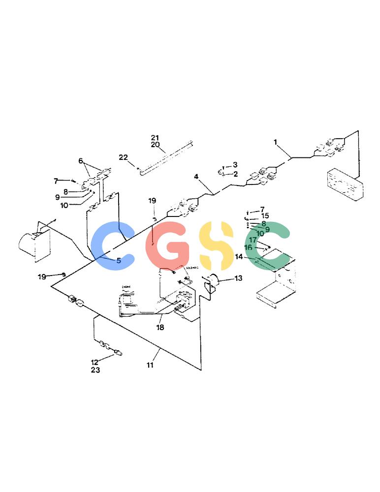 凯斯零件查询(1802) - CONCORD AIR SYSTEM (1/90-11/01) (40) - ELECTRICAL SYSTEM - GAS Case Agriculture