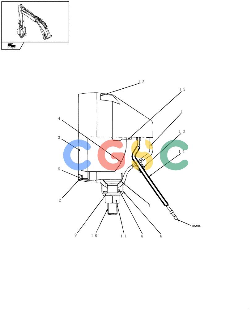 纽荷兰零件查询(E235BSR) - CRAWLER EXCAVATOR (5/07-) (1.220[31]) - ELECTRIC SYSTEM New Holland Constructuion