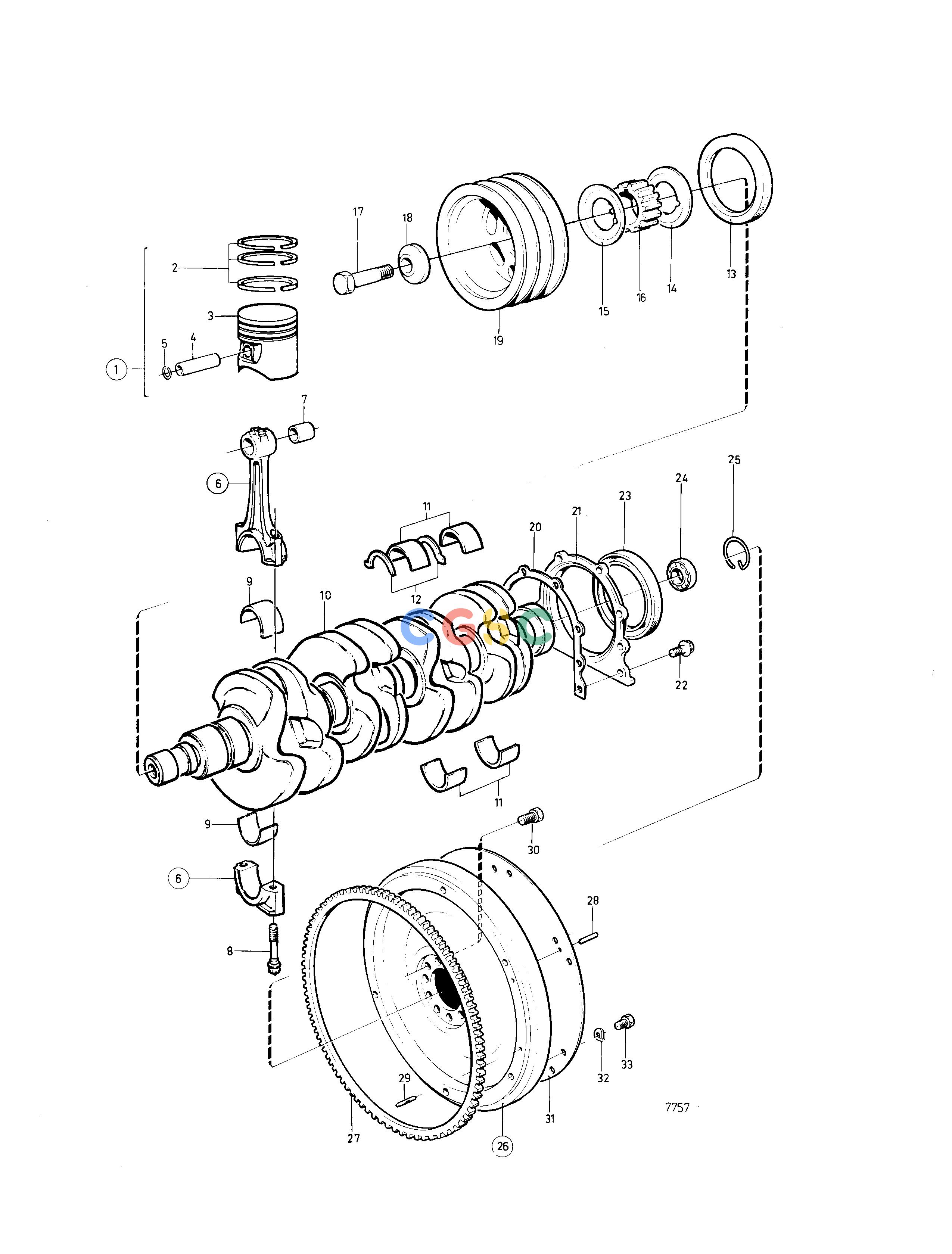 沃尔沃零件查询251AEngineCrankshaft and Related PartsEPC Volvo Penta Parts catalog
