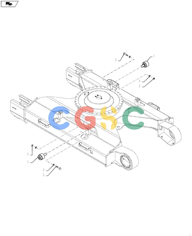 神钢零件查询(SK170 ACERA M-9) - CRAWLER EXCAVATOR - TIER 3 NON-REGULATED (1/12-12/13) (48.138.AB[02]) - UPPER ROLLER Kobelco