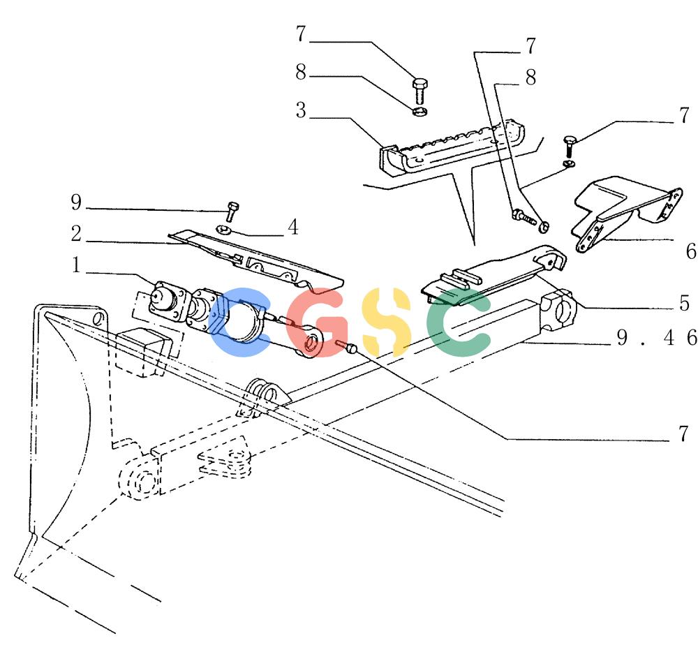 纽荷兰零件查询(FD145) - CRAWLER DOZER (N.A. VERSION) (10/98-) (9.470[01]) - TILT CYLINDER - FRONT IMPLEMENT - OPTIONAL CODE 76028815 New Holland Constructuion