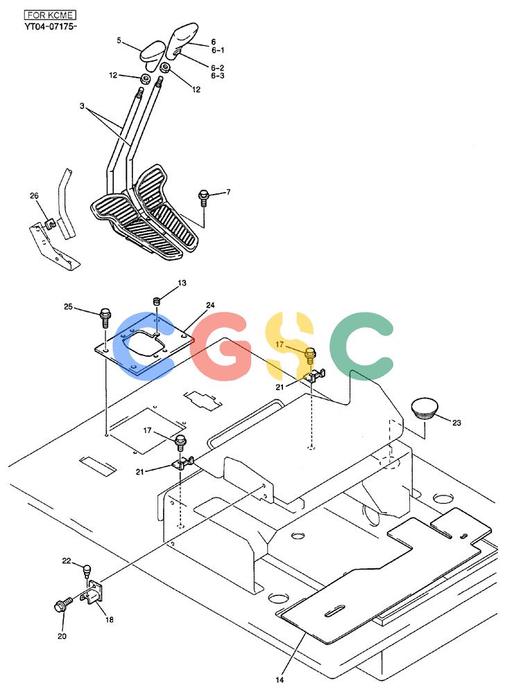 纽荷兰零件查询(E70SR) - MIDI CRAWLER EXCAVATOR ASN YT04-07175 (01-024[02]) - CONTROLS, OPERATORS New Holland Constructuion
