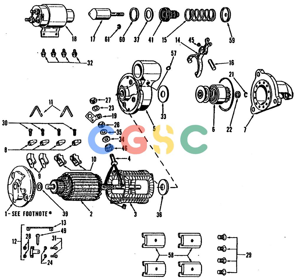 纽荷兰零件查询(65B) - MOTORGRADERS (F2.05/2[001]) - CRANKING MOTOR New Holland Constructuion