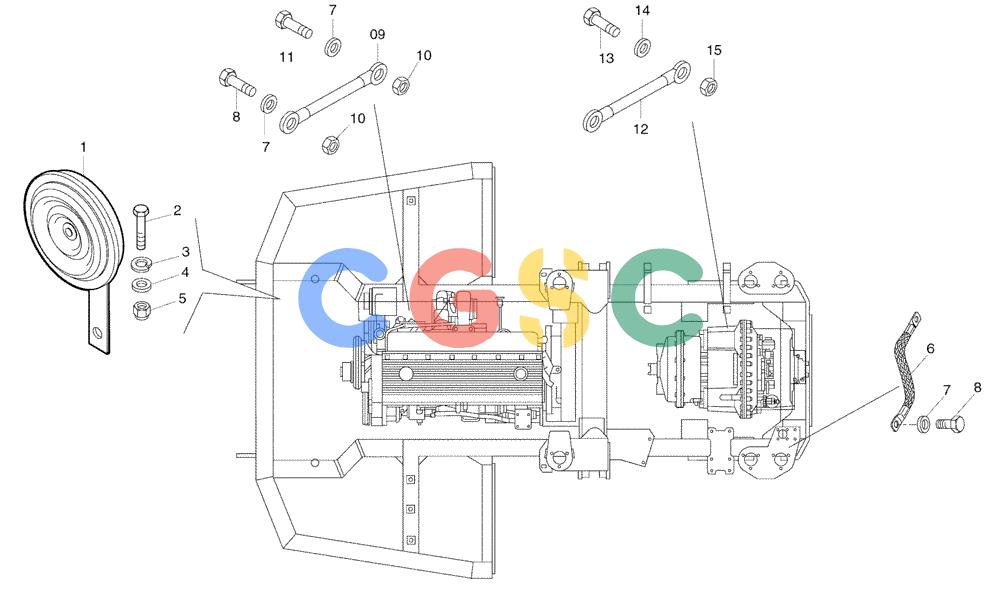 纽荷兰零件查询(AD300) - ARTICULATED DUMP TRUCK (1/01-) (6.720/3[02A]) - ELECTRIC COMPONENTS New Holland Constructuion