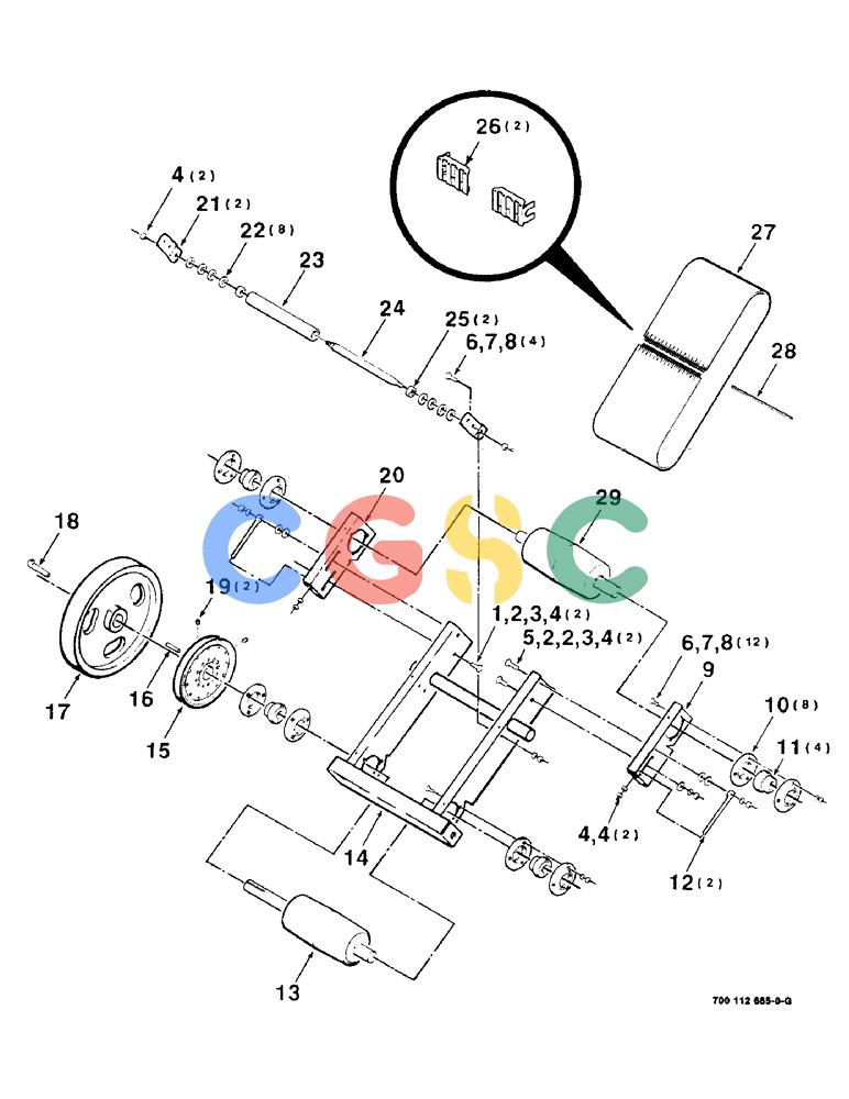 凯斯零件查询(8545) - CASE IH RECTANGULAR BALER (1/89-12/99) (9-34) - BALE THROWER CHUTE ASSEMBLY - UPPER Case Agriculture