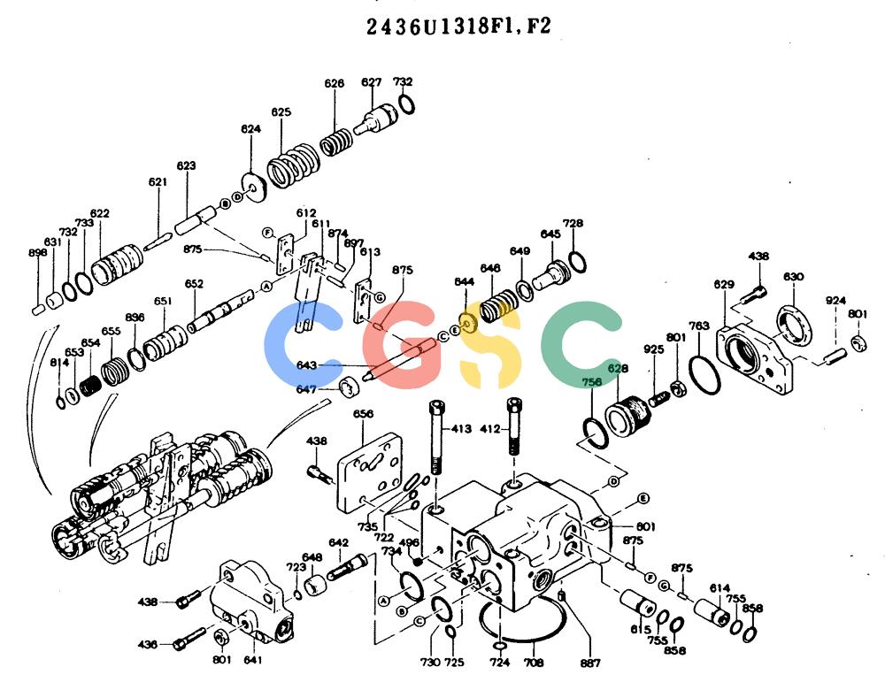 神钢零件查询(MD140BLC) - EXCAVATOR BTW YPU0001 - YPU0300 (1/80-12/06) (11-013) - REGULATOR ASSY (F) Kobelco