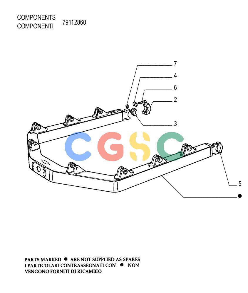 纽荷兰零件查询(FD175) - CRAWLER DOZER (N.A. VERSION)(S/N 061640 & AFTER) (1/93-) (9.475[02]) - C-FRAME - HYDRAULIC TILT - OPTIONAL CODE 79114672 New Holland Constructuion