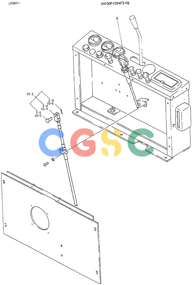 神钢零件查询(K905LC) - EXCAVATOR BTW YP0115 - YP0301 (1/85-12/03) (08-002) - REWORK INST PANEL ASSY Kobelco