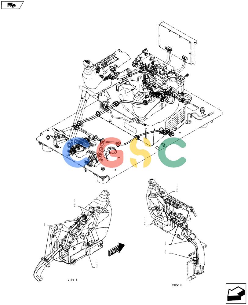 纽荷兰零件查询(E135BSRLC) - CRAWLER EXCAVATOR ASN YH06-08001 (01-084[03]) - HARNESS ASSEMBLY, UPPER New Holland Constructuion