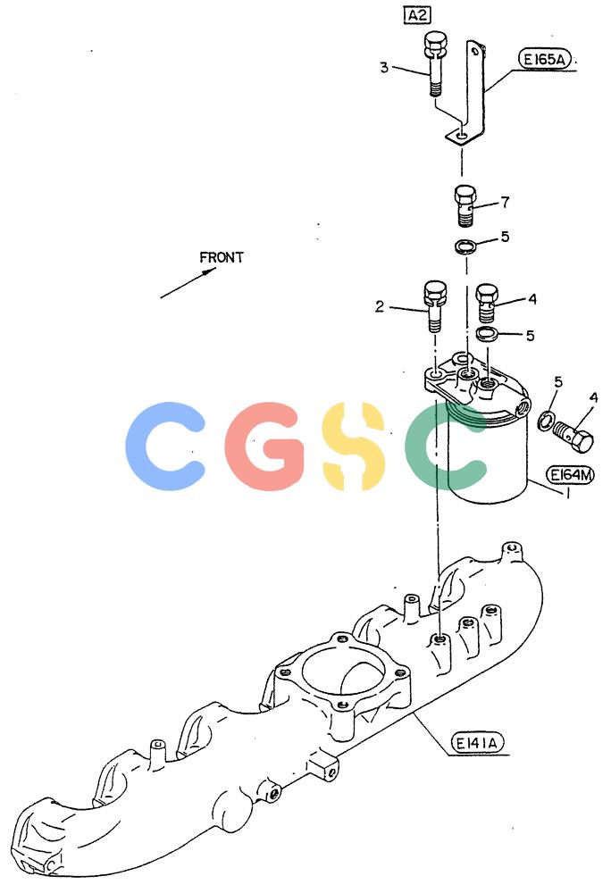 神钢零件查询(FD6(T)14) - NISSAN DIESEL ENGINE ASN 050001 - LK400 & LK500A (1/06-12/06) (04-007[01]) - FILTER-FUEL (FITTING PARTS) Kobelco