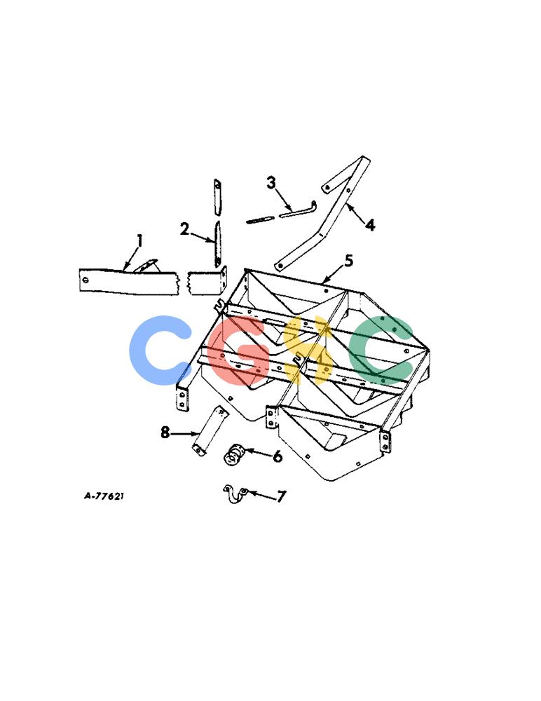凯斯零件查询(57) - INTERNATIONAL HARVESTER RECTANGULAR BALER (1/57-12/72) (A-28[A]) - FOUR COIL WIRE CAN Case Agriculture