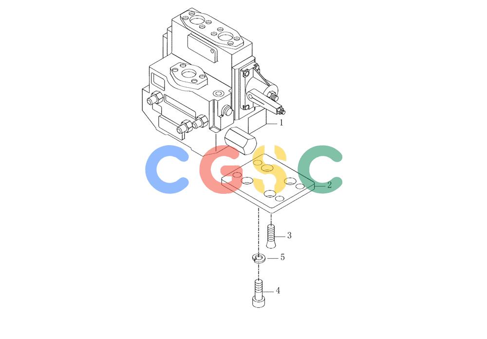 纽荷兰零件查询(AD250 (3.5 VERSION)) - ARTICULATED DUMP TRUCK (7/01-) (5.800[05]) - DUMPING SYSTEM - DISTRIBUTION VALVE New Holland Constructuion