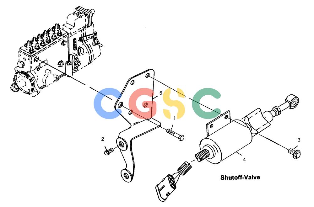 纽荷兰零件查询(AD250 (3.5 VERSION)) - ARTICULATED DUMP TRUCK (7/01-) (0.140[02]) - INJECTION EQUIPMENT - SOLENOID New Holland Constructuion
