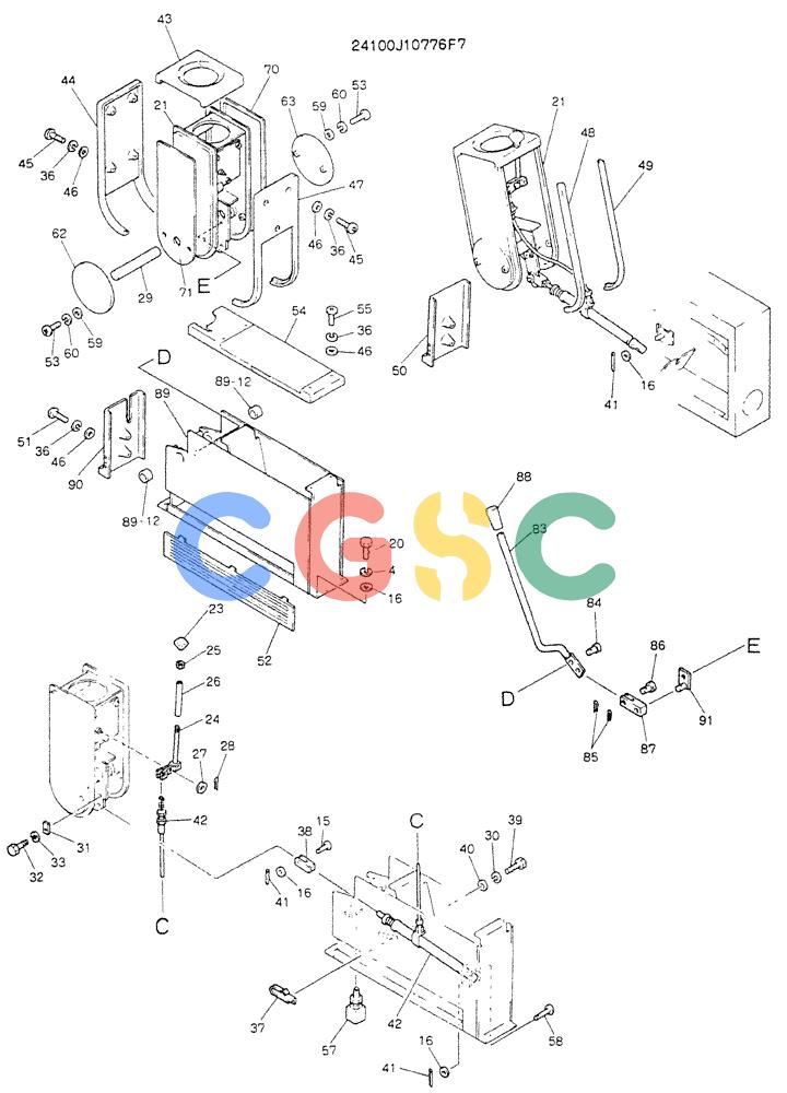 神钢零件查询(K907LC) - MARK II EXCAVATOR BTW YQU0001 - YQU0400 (1/87-12/03) (03-001[02]) - CONTROL ASSY Kobelco