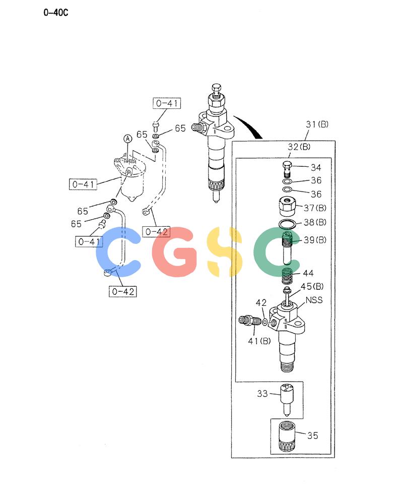 神钢零件查询(ED150-1E) - BLADE RUNNER EXCAVATOR/DOZER ASN YL05-00555 (11/03-12/04) (10-019[02]) - FUEL INJECTION SYSTEM Kobelco