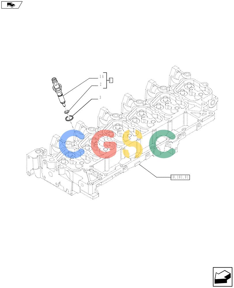 神钢零件查询(F4GE9684R J605) - ENGINE 5801404376 - 84370655 (11/13-) (10.218.02) - INJECTION EQUIPMENT - INJECTOR (2855398) Kobelco
